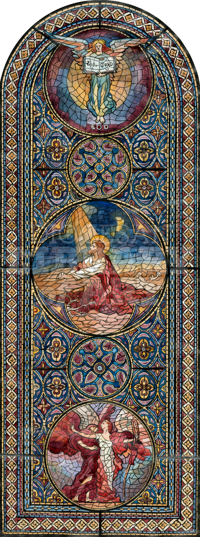Gethsemane Design for a Stained Glass Window