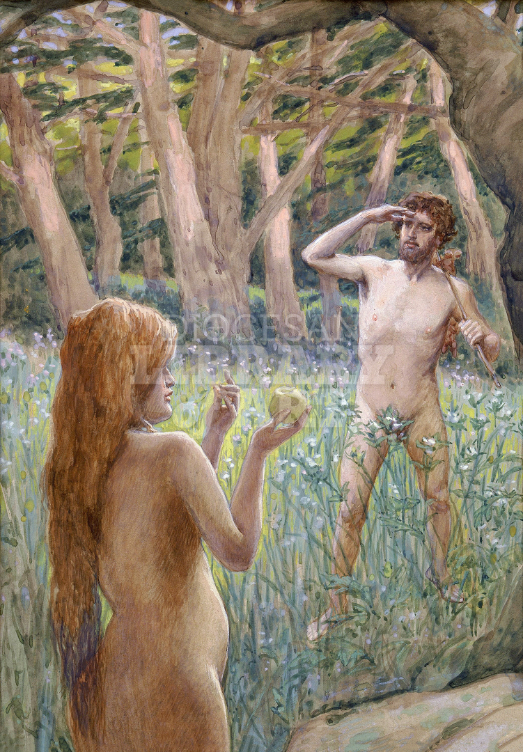 Adam is Tempted by Eve