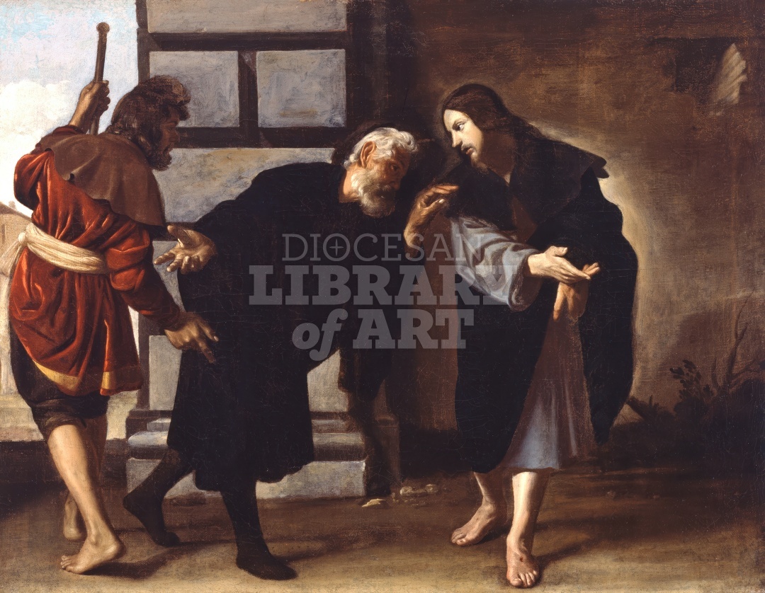 Christ and Two Followers on the Road to Emmaus