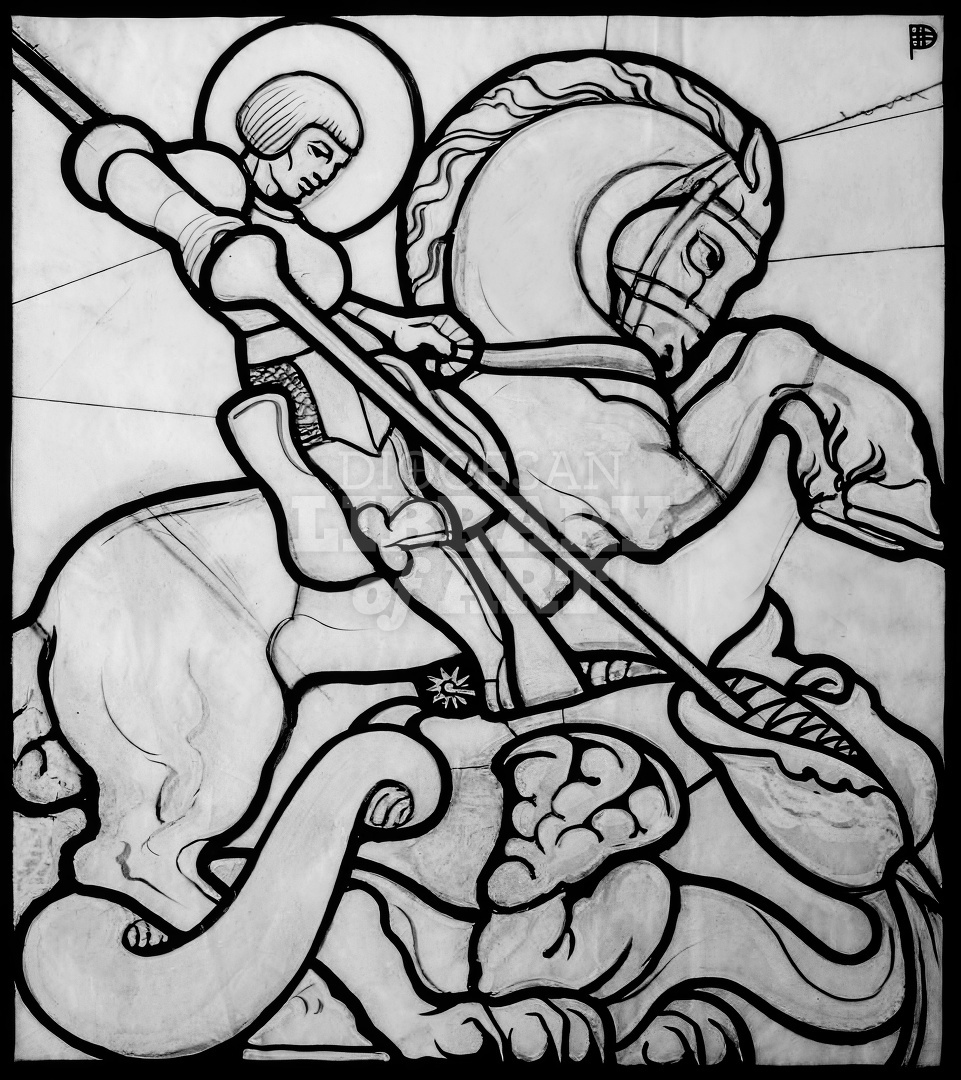 Saint George on Horseback with Dragon