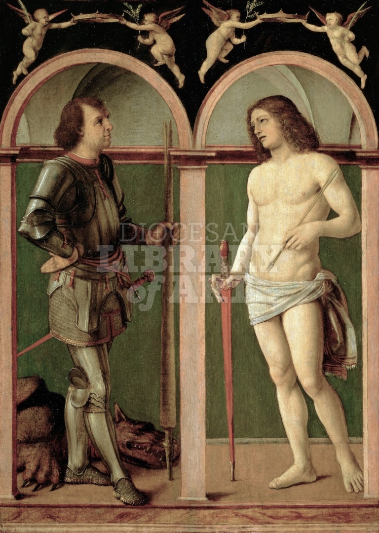 Saint George and Saint Sebastian