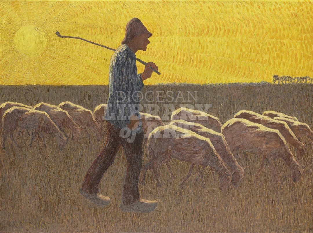 Shepherd With Sheep