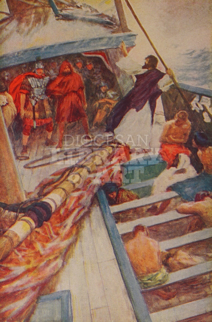 Paul in the Storm at Sea