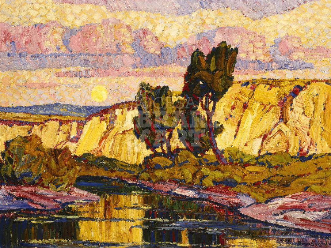 Creek at Moonrise