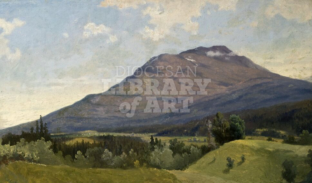 Summer Landscape with Mountain