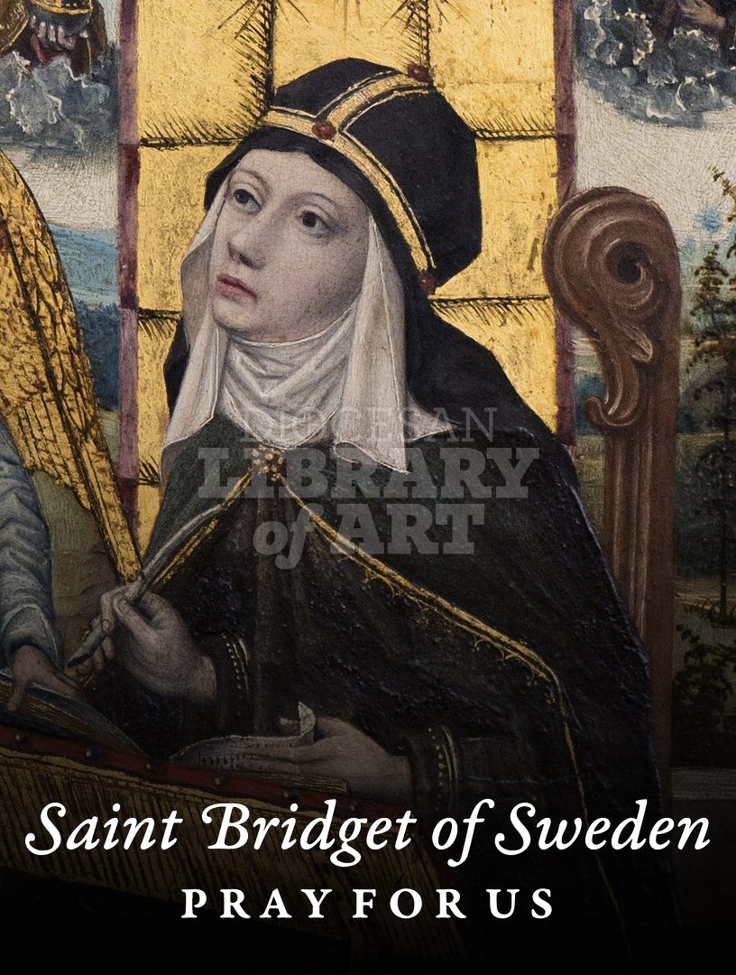 Saint Bridget of Sweden, Pray for Us : Full Page