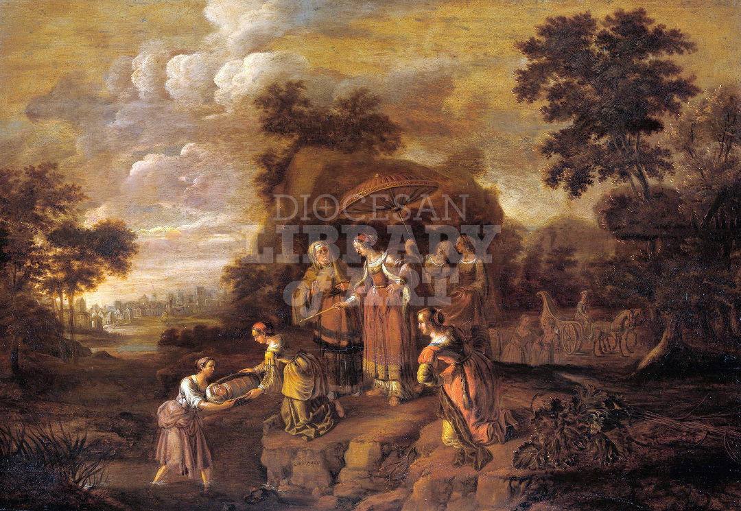 Pharaoh’s Daughter Finds Moses in the Reed Basket