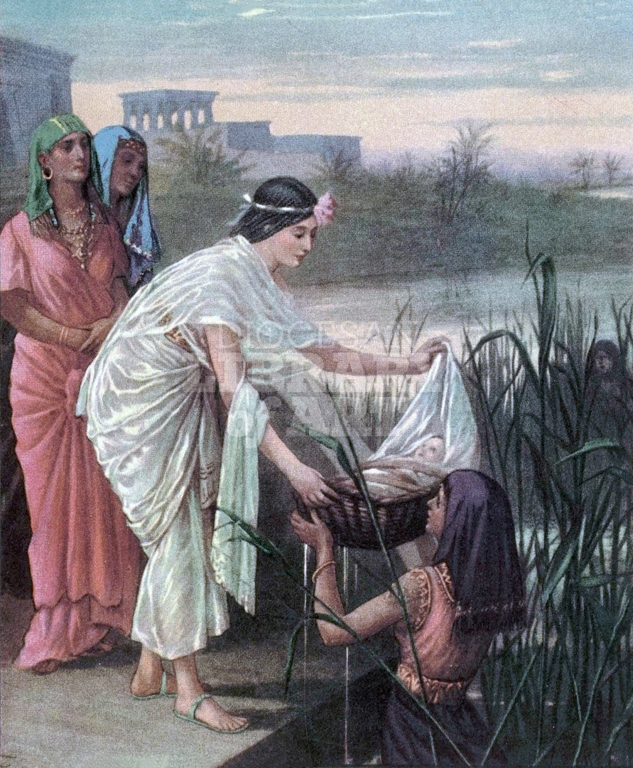 Pharaoh’s Daughter Finding Moses