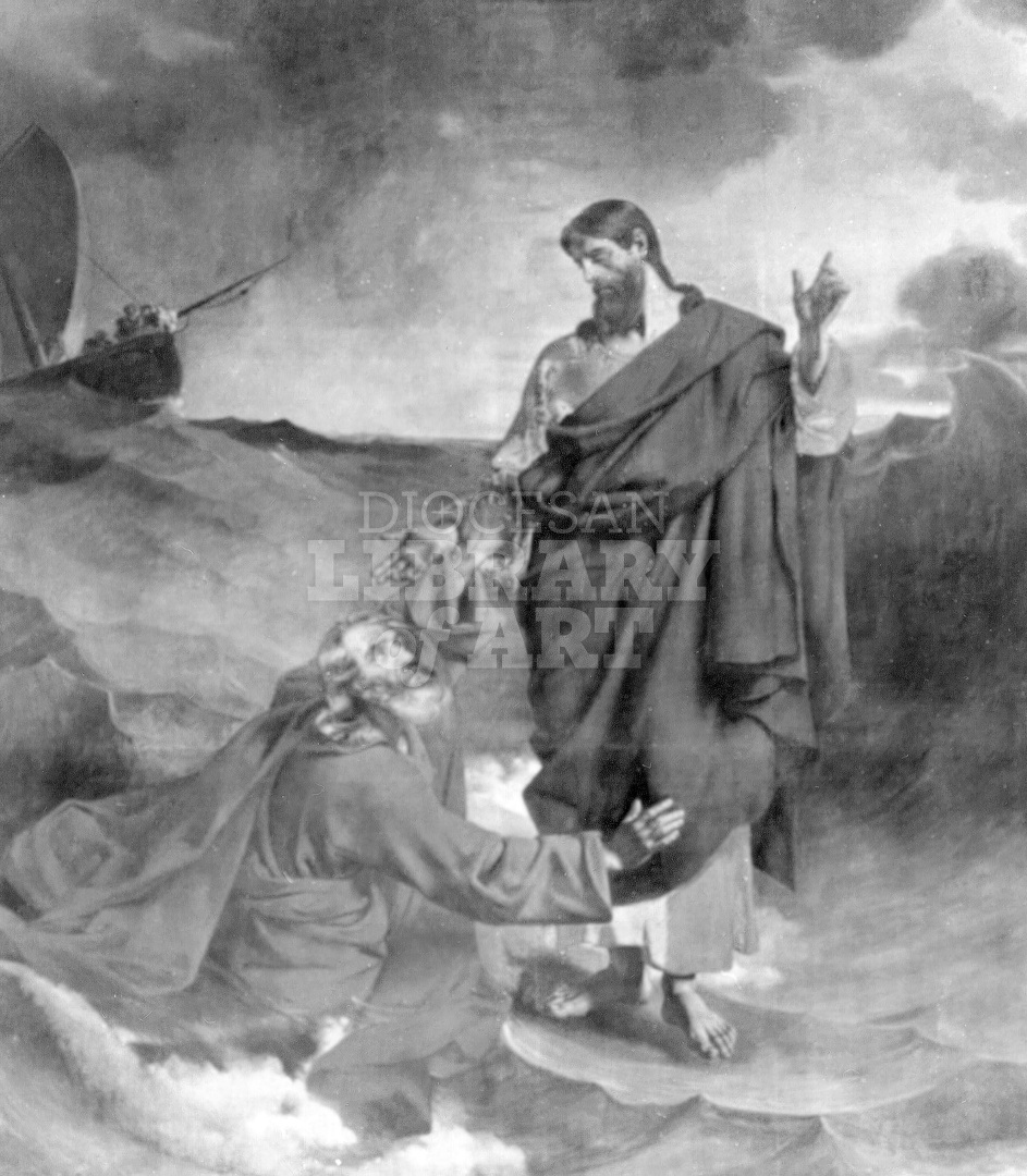 Jesus Saves Peter Who Was Sinking into the Waters