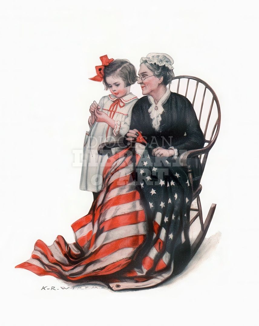 Repairing an American Flag