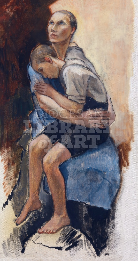 Woman with a Barefoot Boy