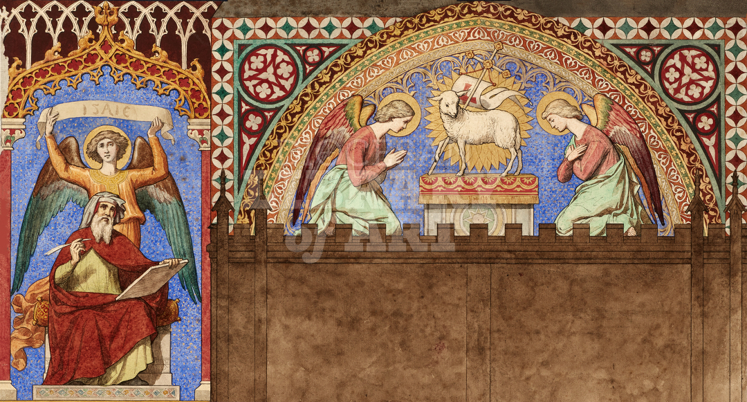 The Lamb Adored by Angels