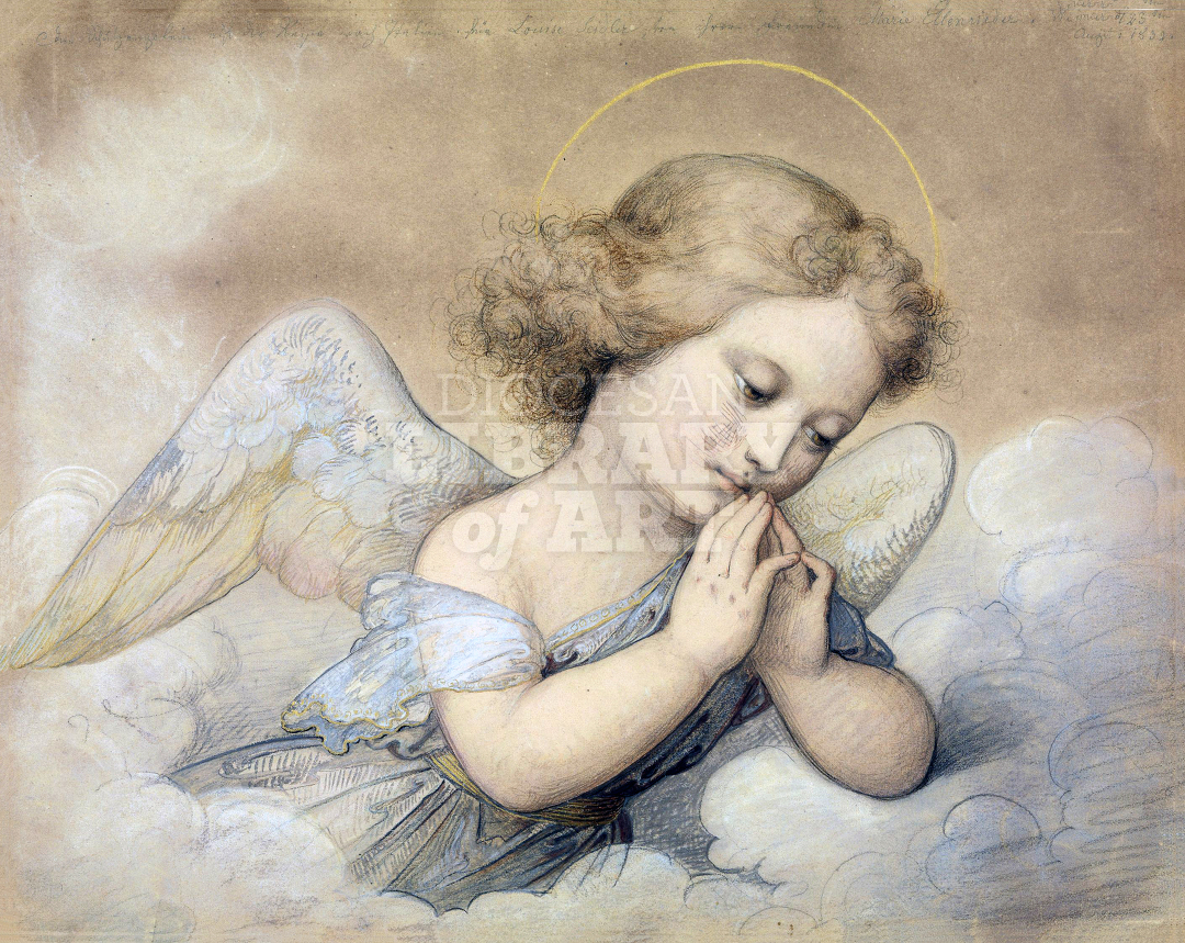 Guardian Angel in the Clouds for Louise Seidler