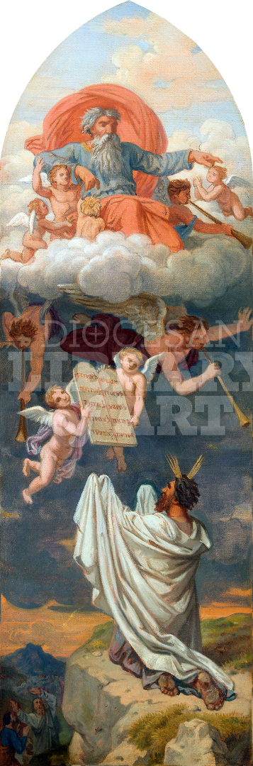Moses Receiving the Tablets of the Law from God
