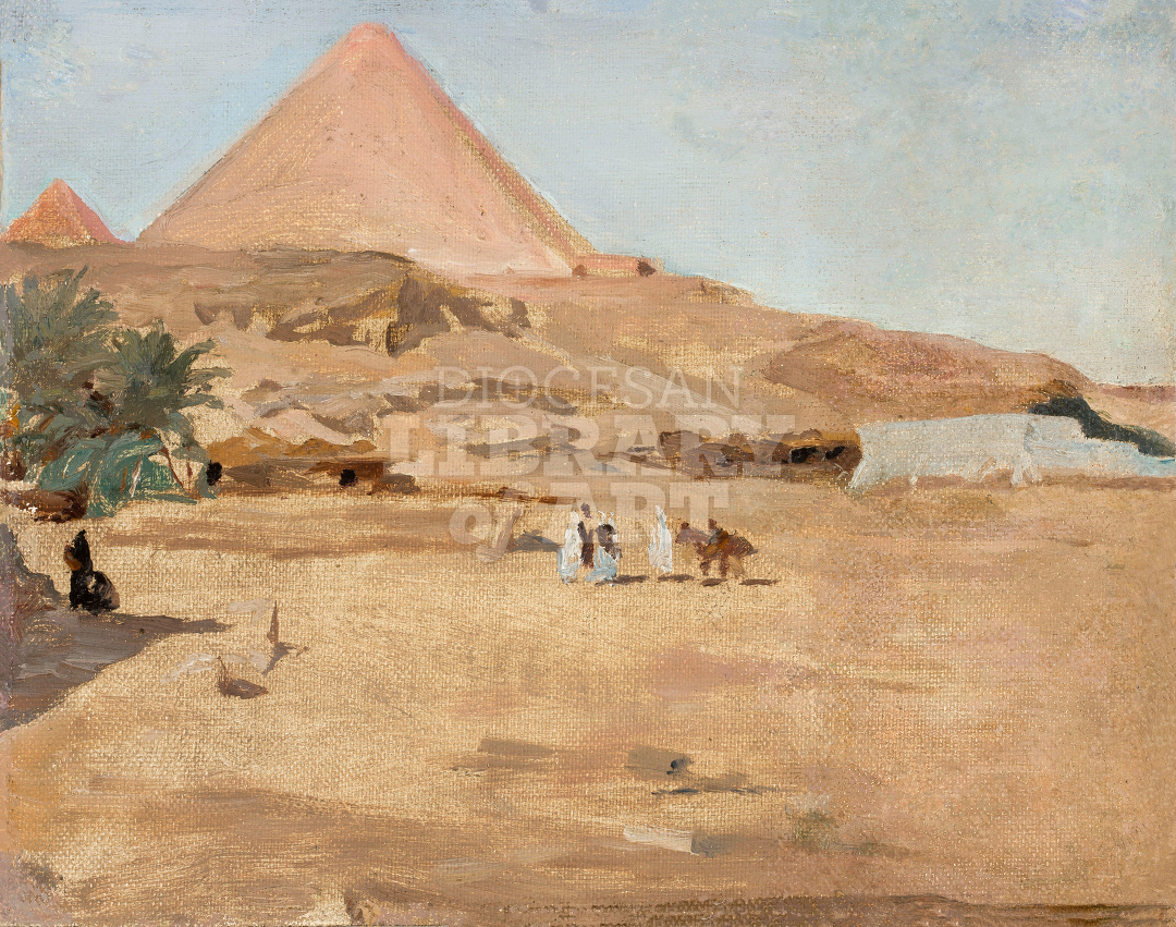Desert and Pyramid Motif