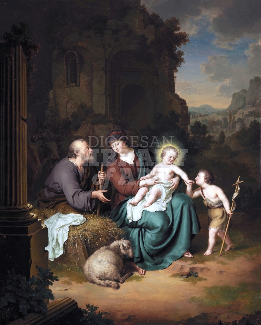 The Holy Family and Saint John the Baptist