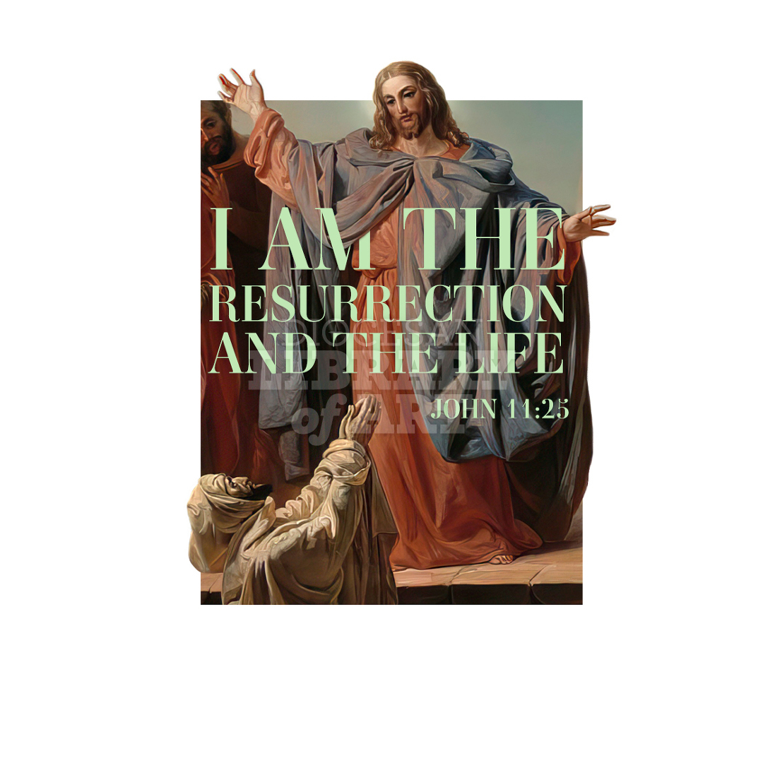 Diocesan Library of Art - I Am the Resurrection and the Life Framed ...